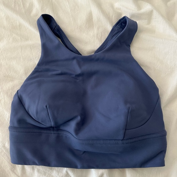 Lululemon Wunder Train Longline Bra, water drop, size 6 - Picture 3 of 7